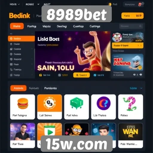 Interface do usuário no 8989bet é intuitiva